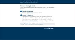 Desktop Screenshot of experimental-instruments.com