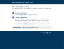 Tablet Screenshot of experimental-instruments.com